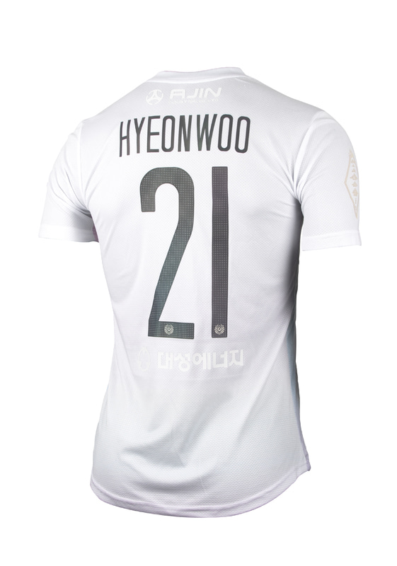 DAEGU FC  ‘PRISM PACK’ MATCH JERSEY WHITE ver. ‘FORCOOL’ (AUTHENTIC / FULL PATCHED)