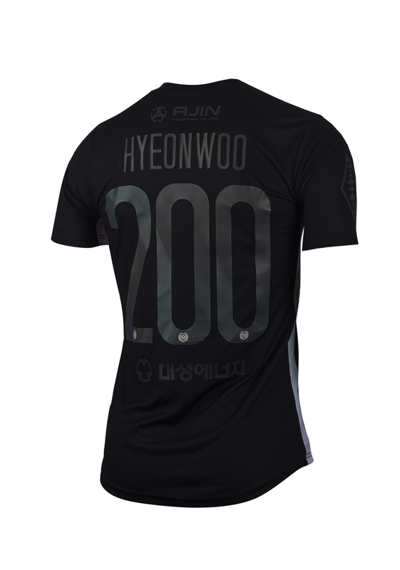 DAEGU FC  ‘PRISM PACK’ CELEBRATION JERSEY BLACK ver. ‘FORCOOL’ (AUTHENTIC / FULL PATCHED)